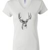 Women's Short Sleeve V-Neck T-Shirt Thumbnail